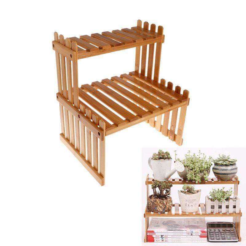 Bambus Blumen Pflanzen Regal Karnz