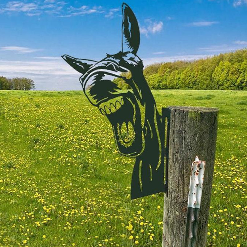 Vivolux | Bauerhof Metall Kunst Außendekoration