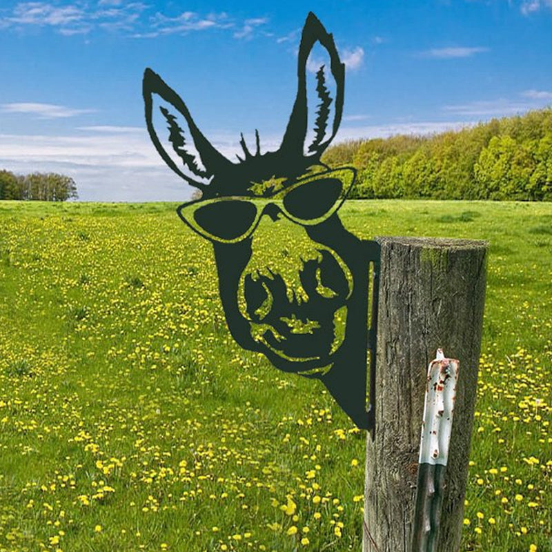 Vivolux | Bauerhof Metall Kunst Außendekoration