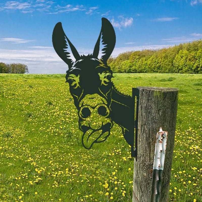 Vivolux | Bauerhof Metall Kunst Außendekoration