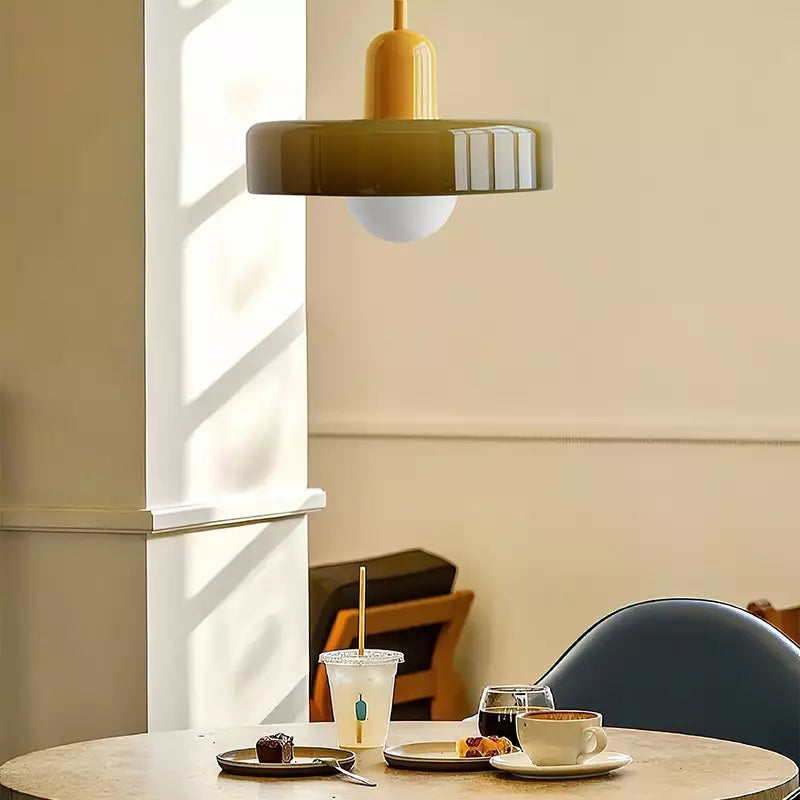 Bunte Glas Pendelleuchte - BauLume | Karnz