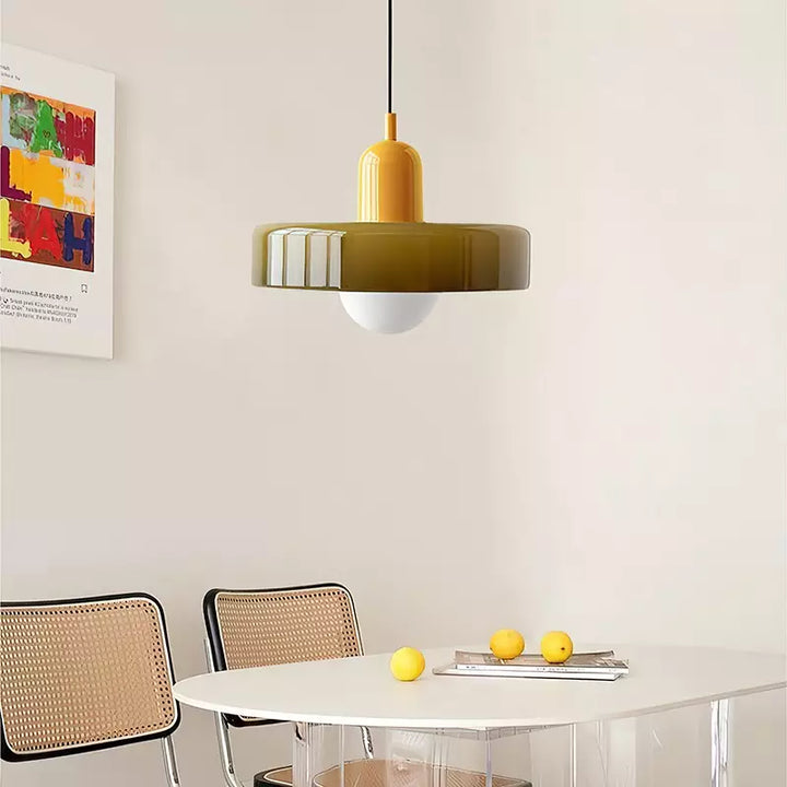 Bunte Glas Pendelleuchte - BauLume | Karnz