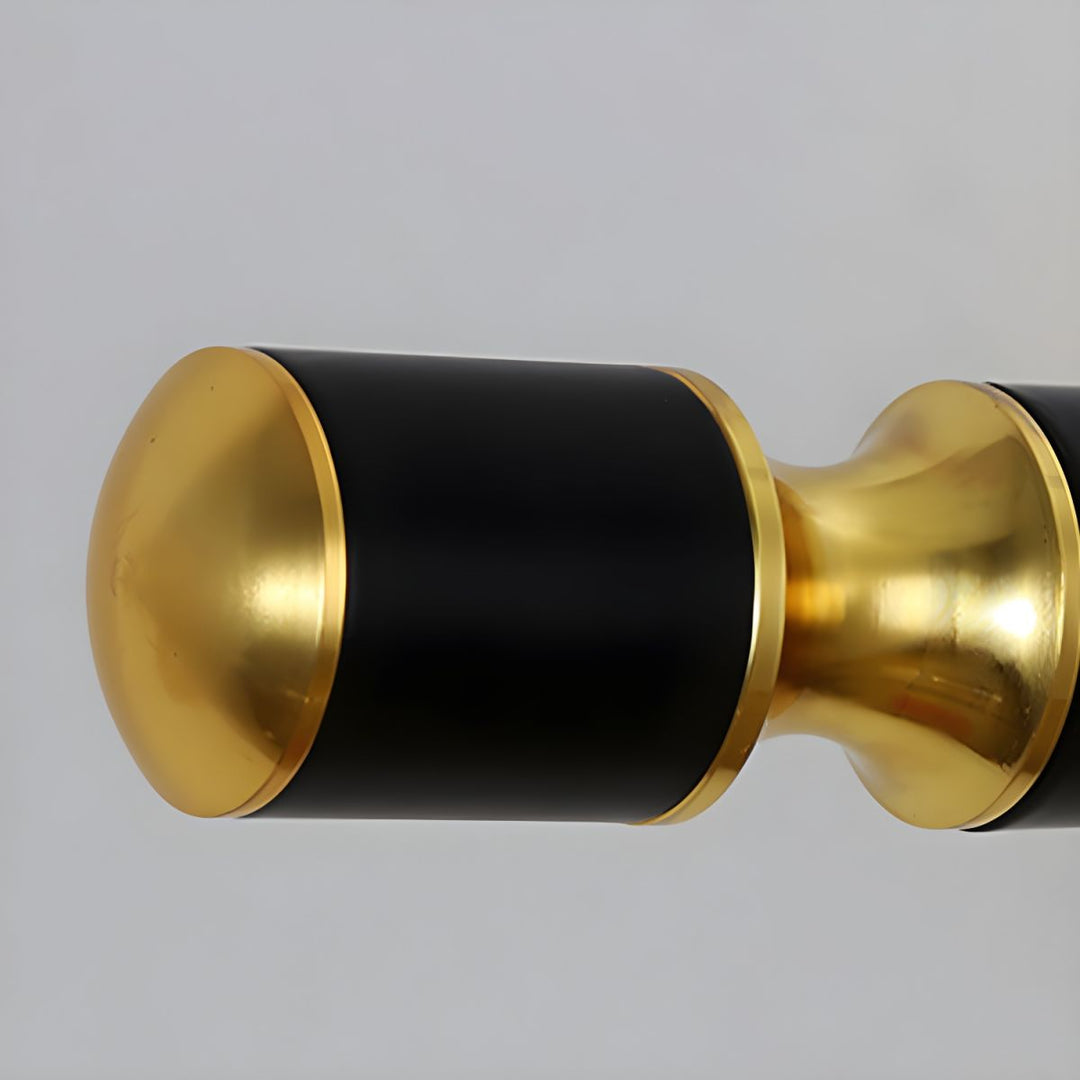 Luxus Schwarz-Gold Spiegel Lampe – LumoGold | Karnz
