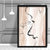 Abstrakte Landschaft in Beige und Schwarz Nr. 3 Kunstdruck