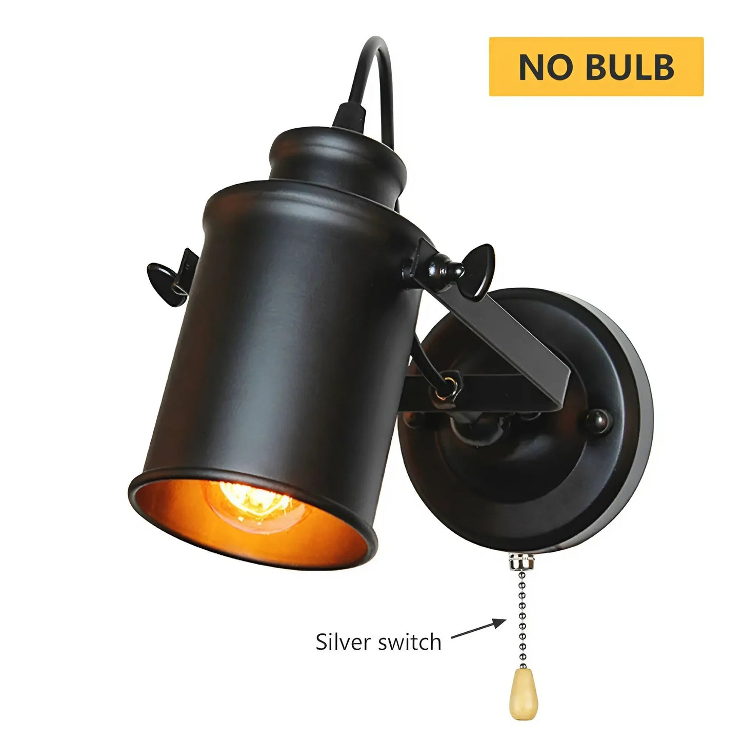 Vintage-Industrie-Wandlampe