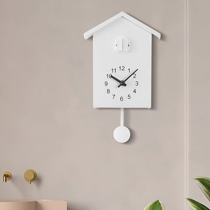 Moderne Kuckuck Quartz Wanduhr mit minimalistisches Design | Karnz
