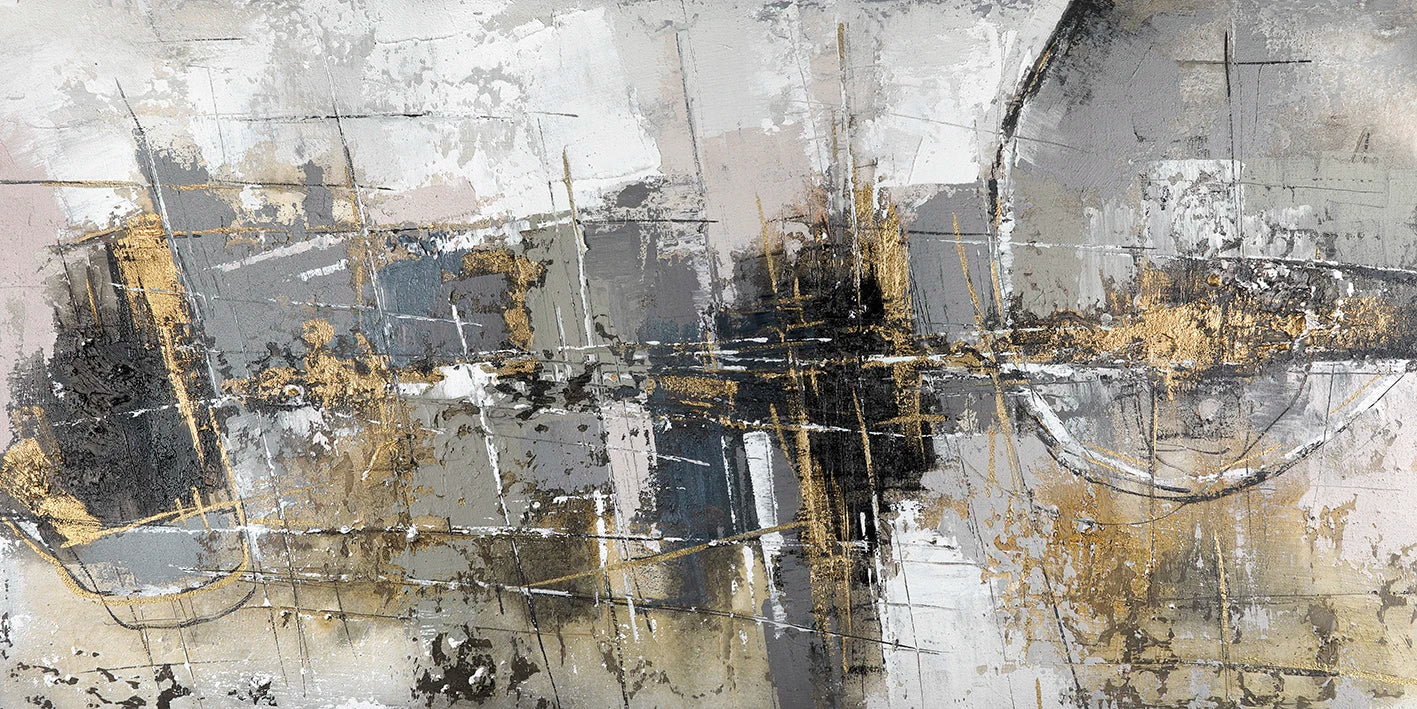 Zeitgenössische städtische abstrakte Wandkunst Fine Art Leinwanddrucke neutrale Farbtöne Bilder für modernes Apartment Wohnzimmer Büro Kunst Dekor