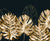 Große Größen Weites Format Tropische Botanische Wandkunst Feine Kunstleinwanddrucke Goldene Monstera Palmblätter Bilder Für Über Dem Bett Kunst Für Über Der Couch