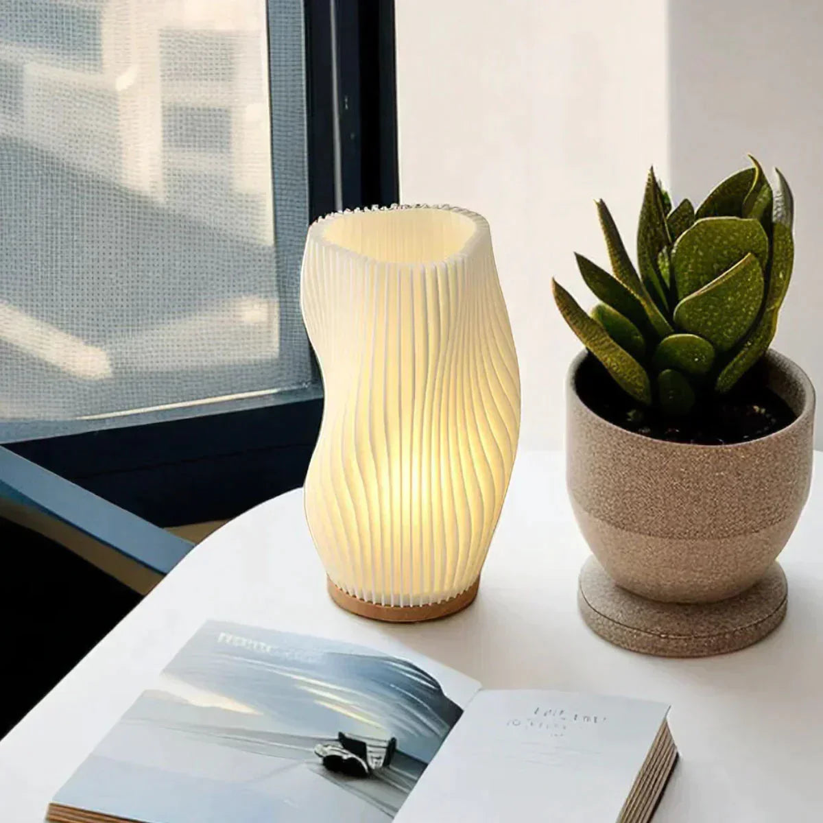 Wellenförmige Ambient Lampe - Sofia | Karnz