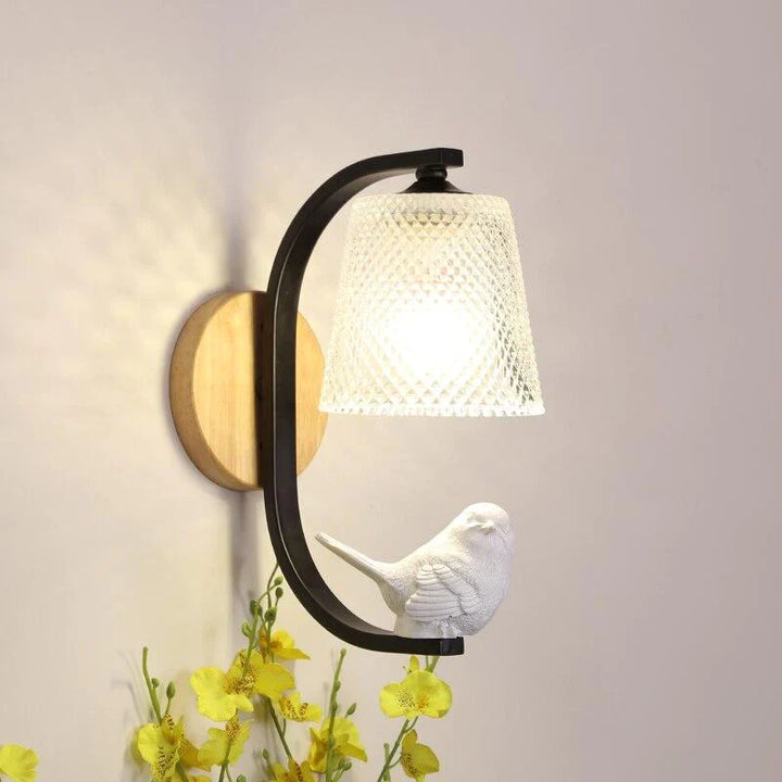 Vogel Lampe Wandlampe Karnz