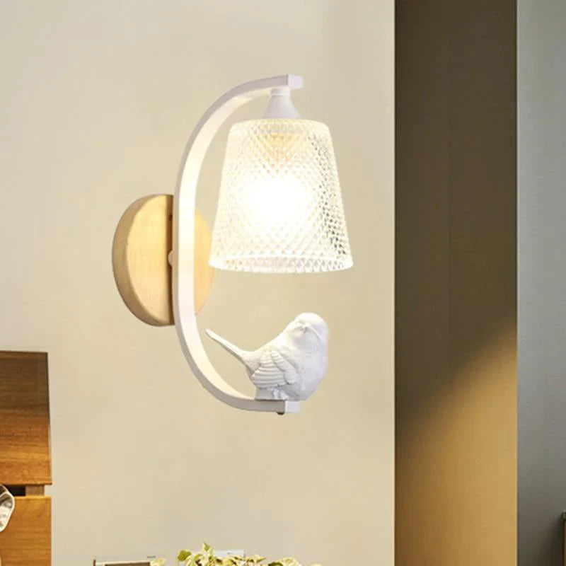 Vogel Lampe Wandlampe Karnz