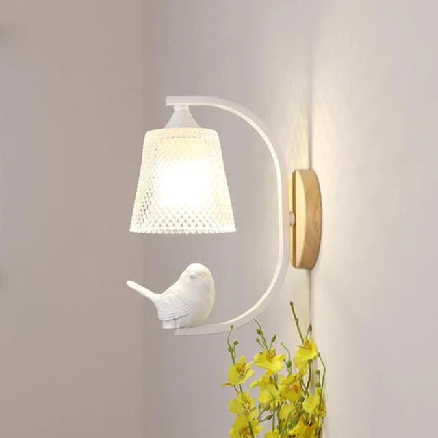 Vogel Lampe Wandlampe Karnz