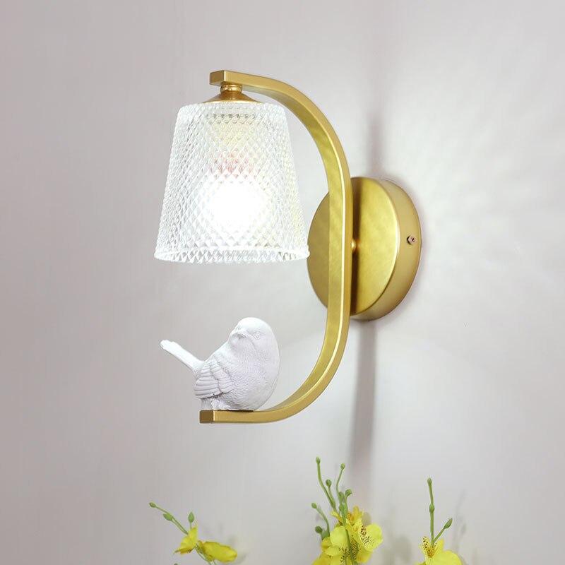 Vogel Lampe Wandlampe Karnz