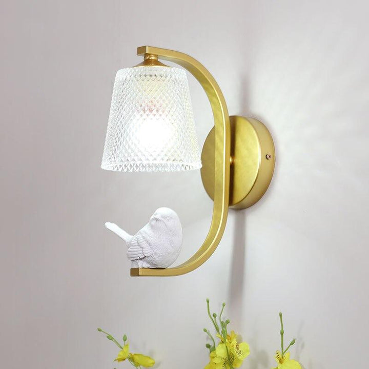 Vogel Lampe Wandlampe Karnz