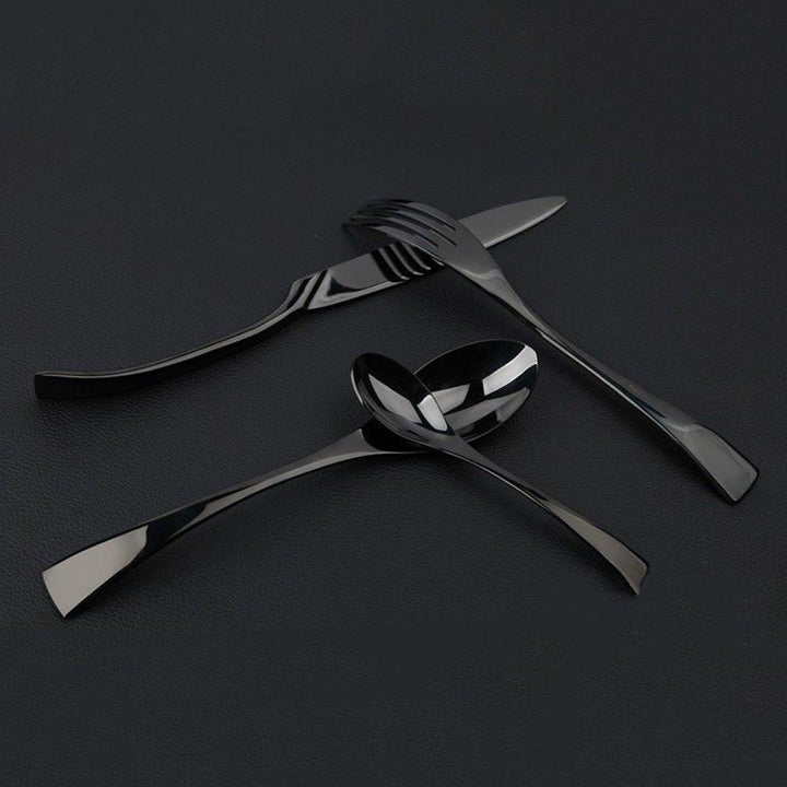Jet Black Besteck - 4-teiliges Set | Karnz