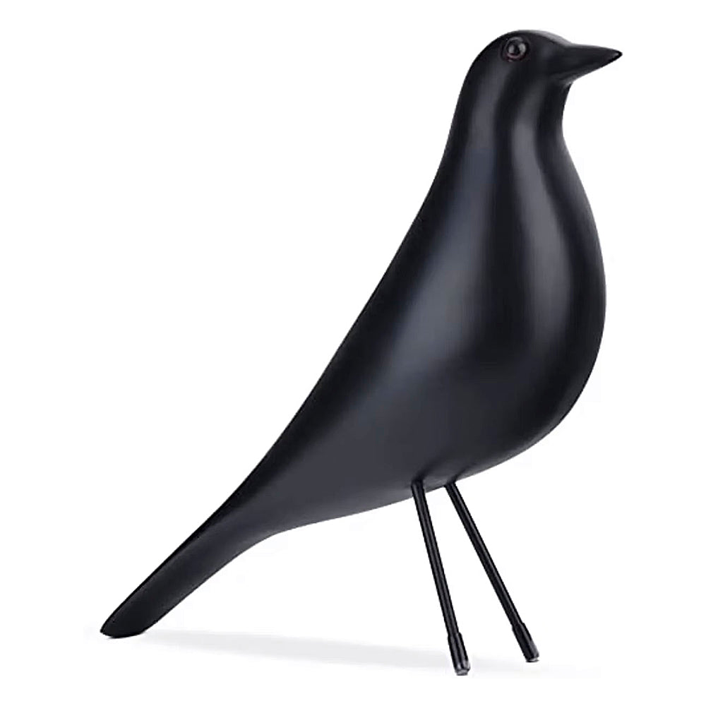 Scandi House Bird – Nordische Dekorative Figur in Schwarz oder Weiß | Karnz