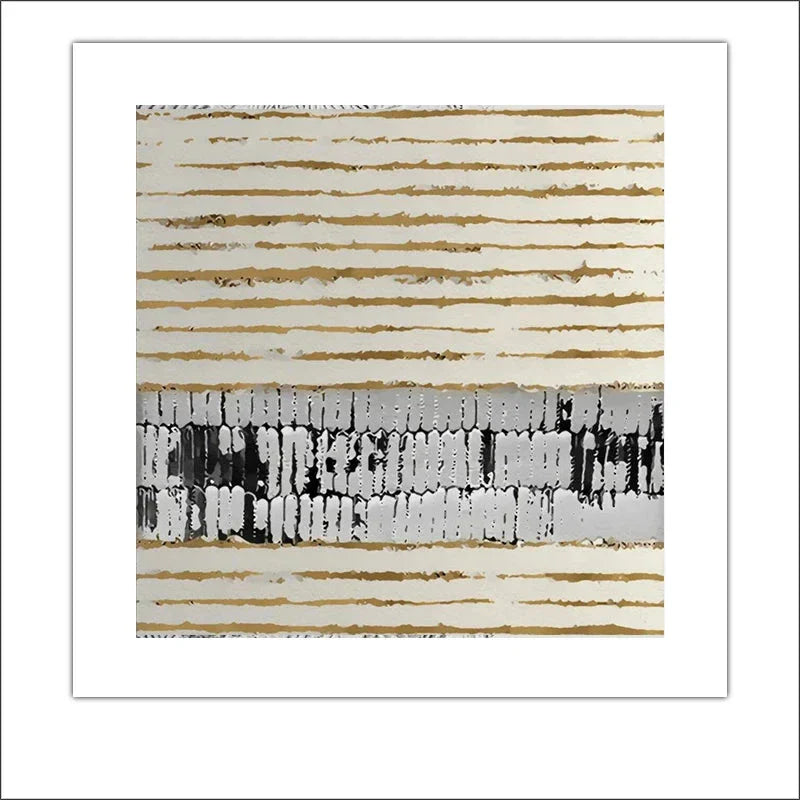 Schwarz Golden Abstrakte Wandkunst Quadratisches Format Fein Kunst Leinwand Drucke Retro Vintage Texturierte Designer Bilder Für Moderne Wohnzimmer Dekor