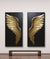 Große Größen Goldene Traum Engel Flügel Wandkunst Fine Art Leinwanddrucke Bilder Für Moderne Apartment Wohnzimmer Leicht Luxus Boutique Mode Haus Kunst Dekoration | Karnz