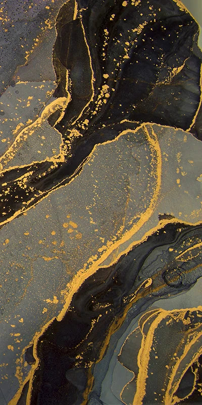Schwarz Goldene Linie Marmor Druck Wandkunst Fine Art Leinwanddrucke Hohe Vertikale Rechteckige Kunstwerke Bilder Für Wohnzimmer Leichte Luxuriöse Wohnkultur