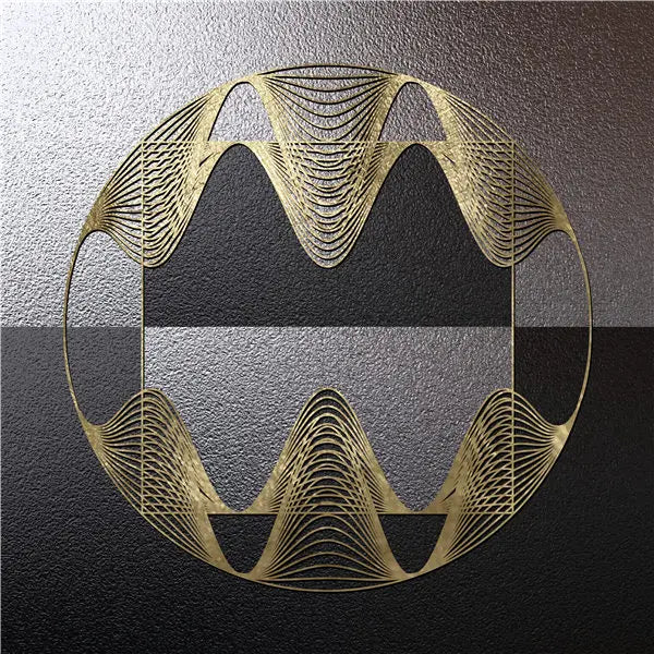 Schwarze Goldene Sphärische Abstrakte Geometrische Wandkunst Feine Kunst Leinwanddrucke Moderne Ästhetik Quadrat Format Bilder Für Wohnzimmer Home Office Dekor