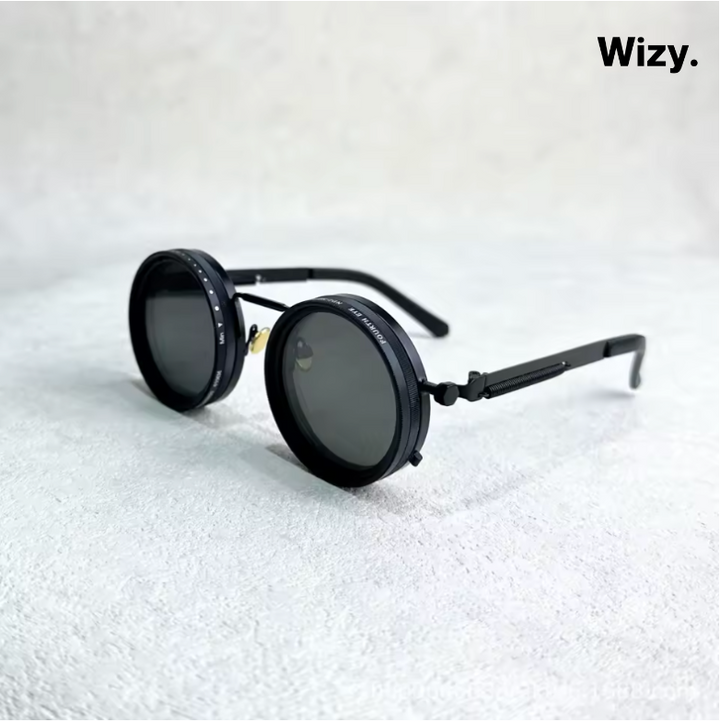 Karnz | ShadowSunglasses | Sonnenbrillen mit schwarzen Gläsern Stylisher UV-Schutz Fashion