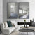 Schwarz Weiß Architektonische Innenräume Wandkunst Fine Art Leinwanddrucke Druckbilder für modernes Loft Wohnzimmer Büro Dekor | Karnz