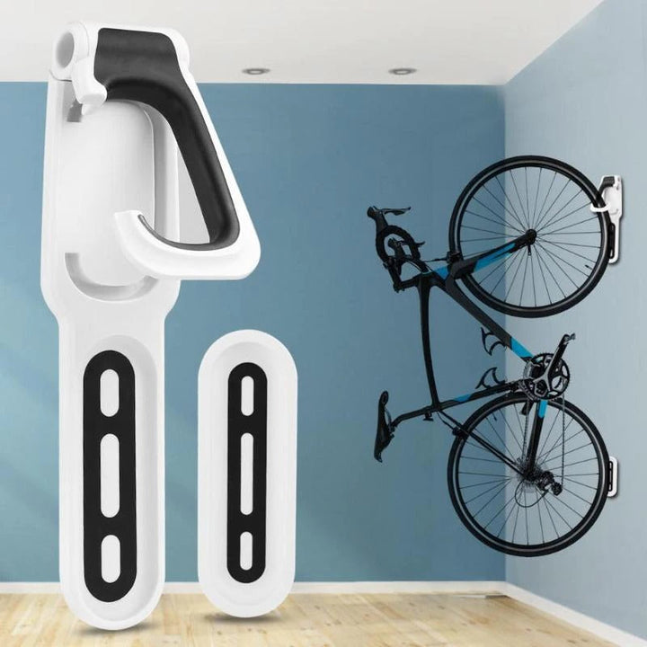 Wandhaken Fahrradträger | Platzsparende Wandlösung für Garage und Arbeitsplatz | Karnz