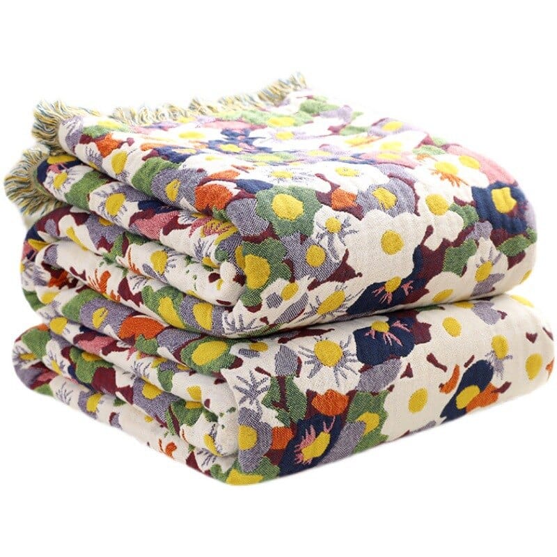 Bloom Pastoral Flower Wurfdecke Karnz