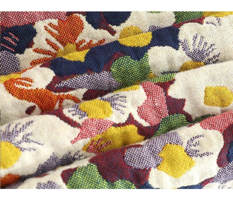 Bloom Pastoral Flower Wurfdecke Karnz
