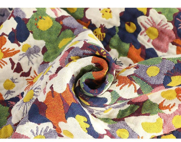 Bloom Pastoral Flower Wurfdecke Karnz