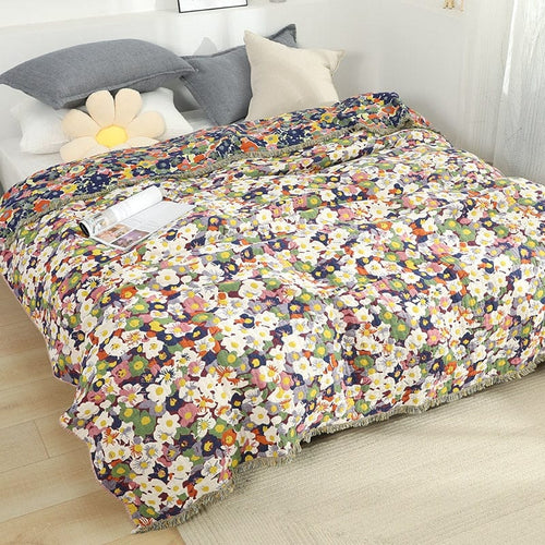 Bloom Pastoral Flower Wurfdecke Karnz