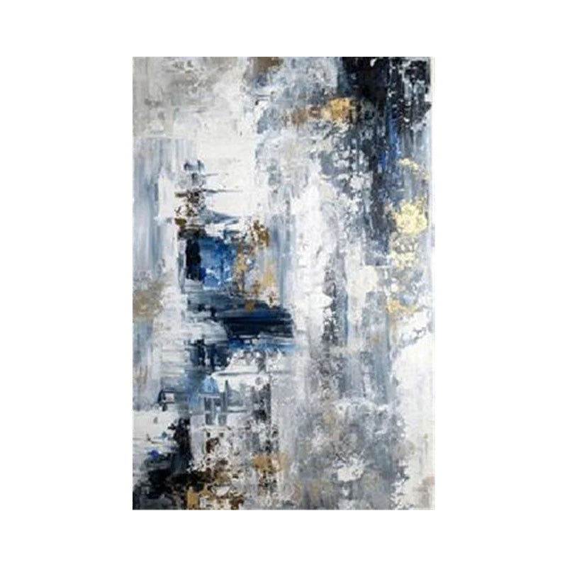 Blaustich Grau Zeitgenössische Abstrakte Wandkunst Fine Art Leinwanddrucke Poster Bilder Für Wohnzimmer Home Office Kunst Dekor | Karnz