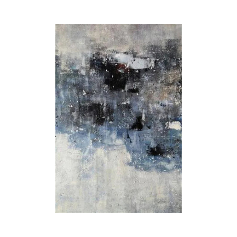 Blaustich Grau Zeitgenössische Abstrakte Wandkunst Fine Art Leinwanddrucke Poster Bilder Für Wohnzimmer Home Office Kunst Dekor | Karnz