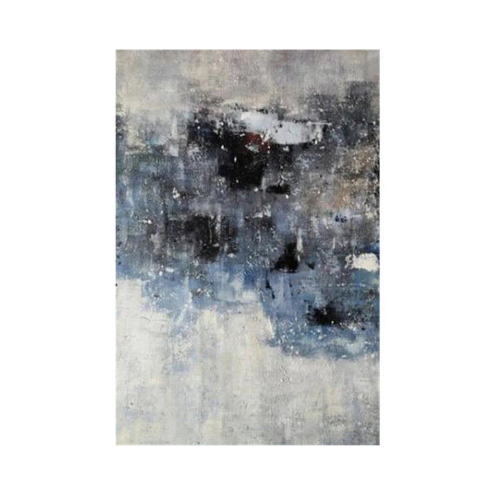 Blaustich Grau Zeitgenössische Abstrakte Wandkunst Fine Art Leinwanddrucke Poster Bilder Für Wohnzimmer Home Office Kunst Dekor | Karnz