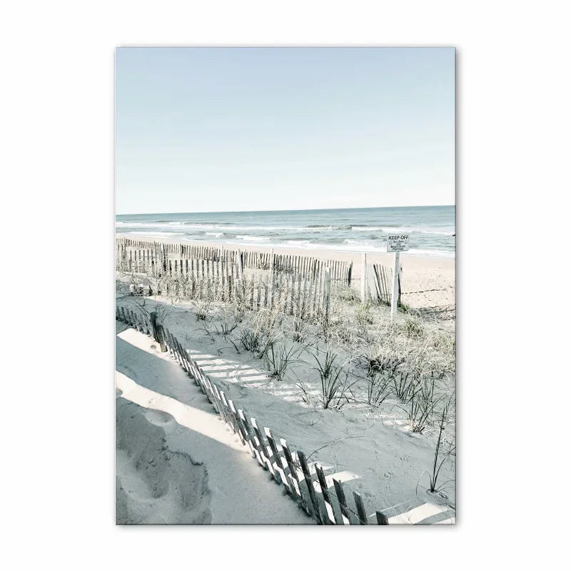 Blauer Ozean Strand Landschaft Tropisches Urlaub Reiseträume Wandkunst Fein Kunst Leinwanddrucke Poster Sommer Galerie Wandbilder für Wohnzimmer Dekor