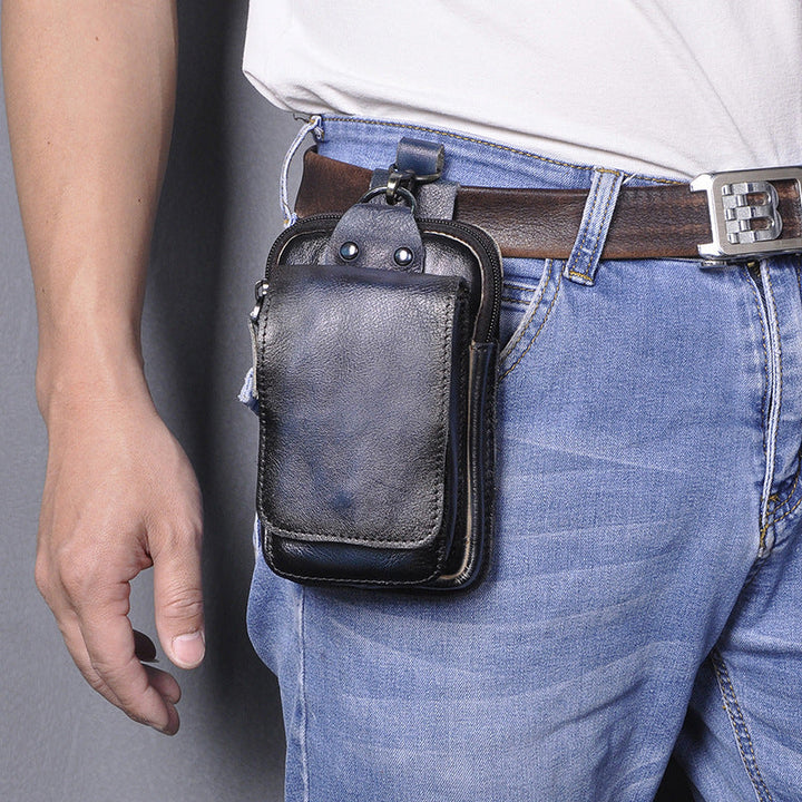 Elegante Hüfttasche aus Leder für Herren