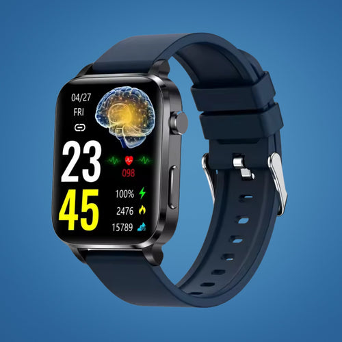 GlucoWell | Nicht-invasive Diabetes-Smartwatch – Blutzucker-Monitor – HD-Display – schmerzfreies Glukose-Tracking für Erwachsene Karnz