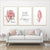 Blush Pink Love Feather Wandkunst Feine Kunst Leinwanddrucke Minimalistische Mode Bilder Für Wohnzimmer Mädchen Schlafzimmer Mode Kunst Dekor | Karnz