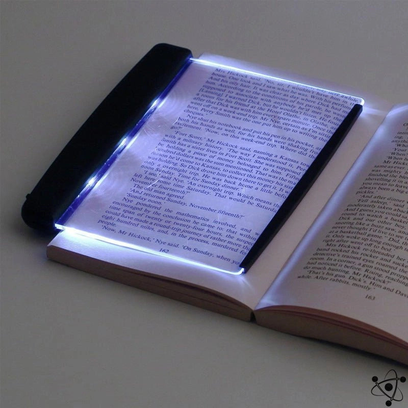 Karnz | LED-Flachbild-Leselampe | Augenschonende Buchbeleuchtung | Gleichmäßige Lichtfeldverteilung | Kompakt & Tragbar | Ideal für Hardcover & Taschenbücher