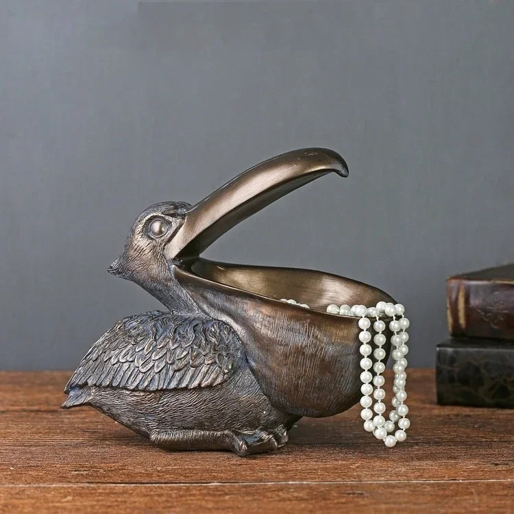 PelicanStyle Organizer – Dekorative Aufbewahrungsfigur für Schlüssel und Zubehör | Karnz