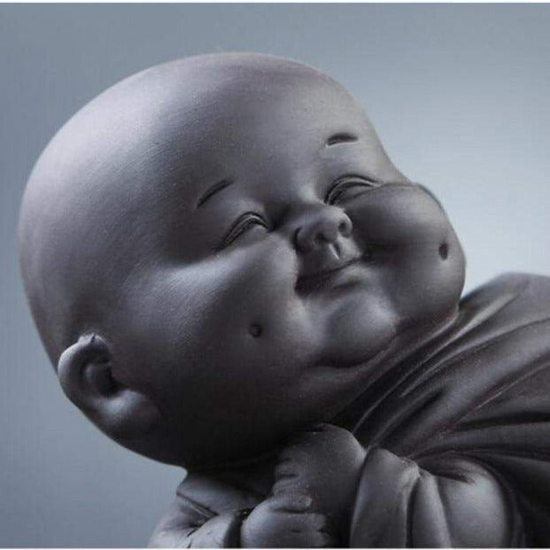 Buddha-Mönch-Blumentopf Karnz