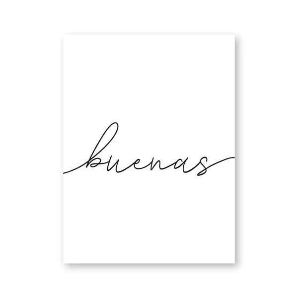 Buenas Noches Gute Nacht Spanische Zitate Post Einfach Schwarz Weiß Zitate Wandkunst Feine Kunstleinwanddrucke Minimalistische Nordische Bilder Für Schlafzimmer