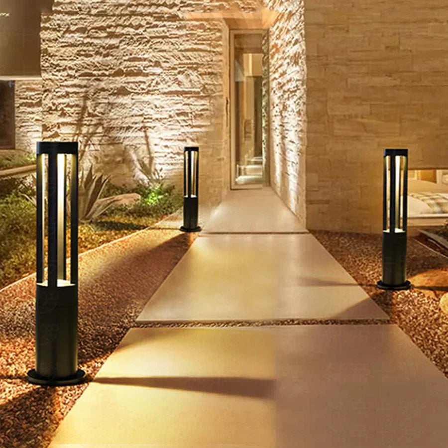 StoneGlow – Energieeffiziente LED-Gartenpfostenleuchte | Wasserdichte und moderne Außenbeleuchtung