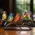 Fenster Vogel Dekoration