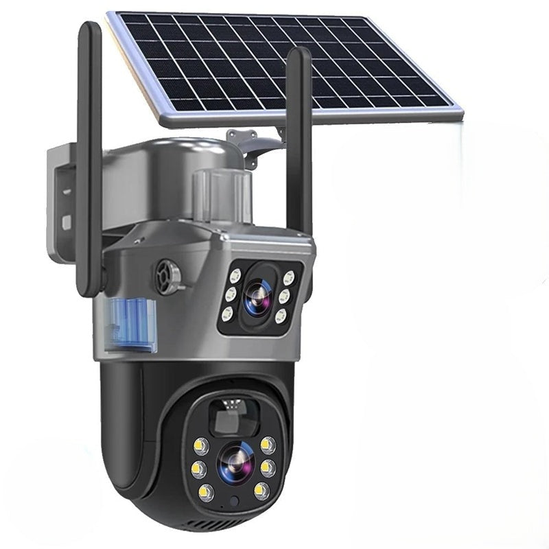DualGuard Solar 4K – Drahtlose 4K Sicherheitskamera mit Solarpanel und 4G | Karnz