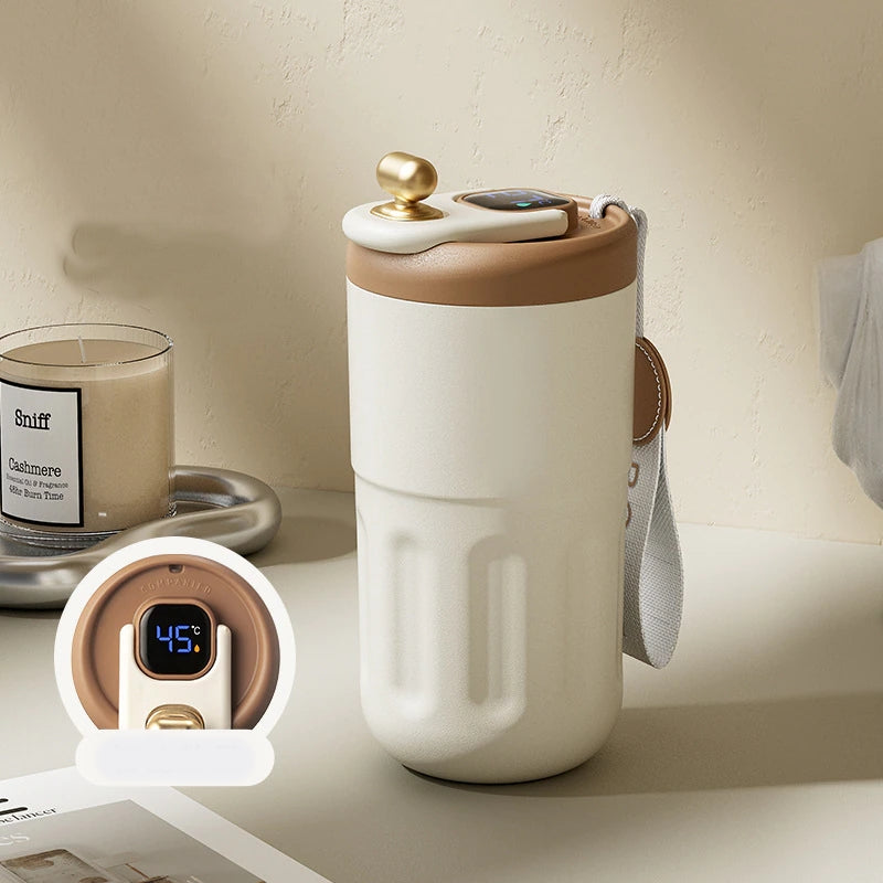 Portabler Smart Edelstahl Kaffeebecher | Karnz