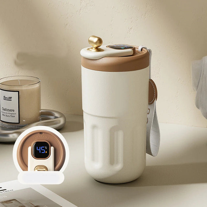 Portabler Smart Edelstahl Kaffeebecher | Karnz