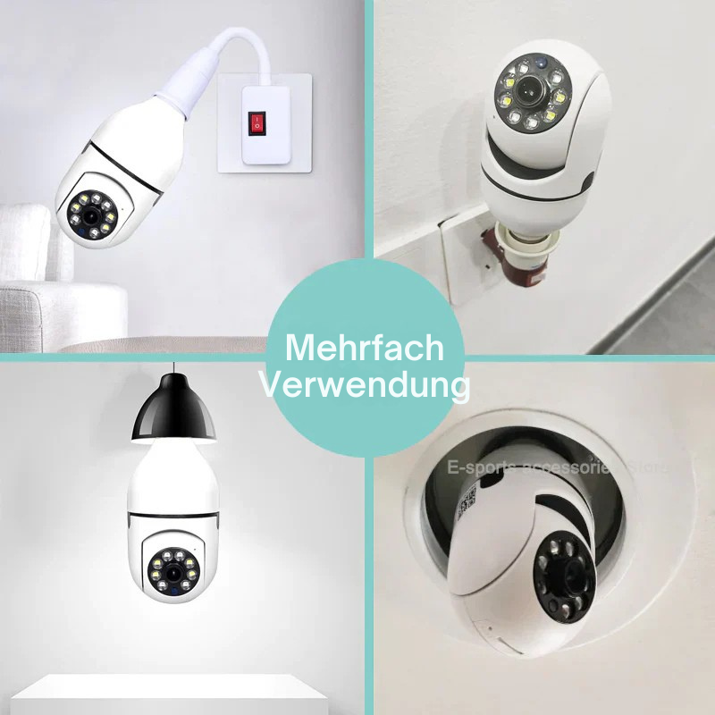 CCTV Kamera 360° Rundumsicht für Sicherheit | Karnz