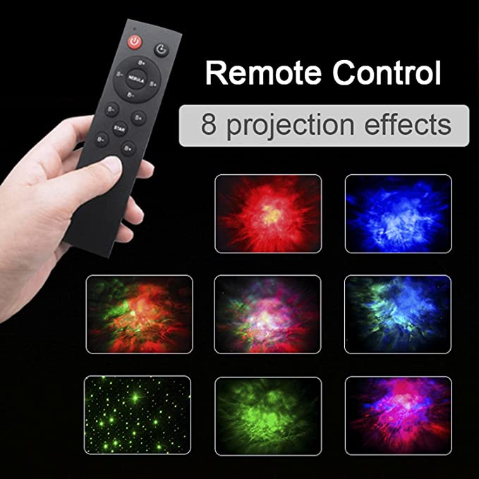 Sternenhimmel LED-Projektor – Astronautenlampe mit 360° drehbarem Kopf und Fernbedienung für Schlafzimmer und Wohnzimmer | Karnz