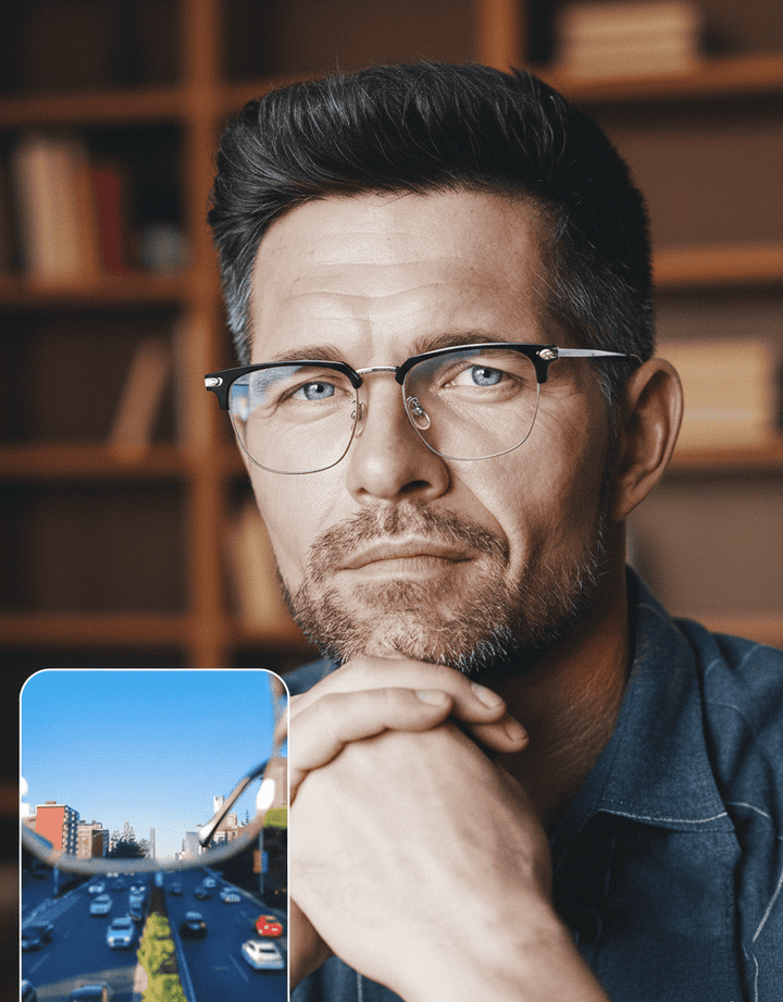 Ultraleichte Lesebrille mit Blaulichtfilter